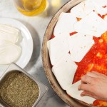 Pizza Spontini fabbricazione - mozzarella