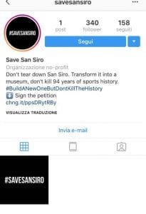 Profilo Instagram Savesansiro